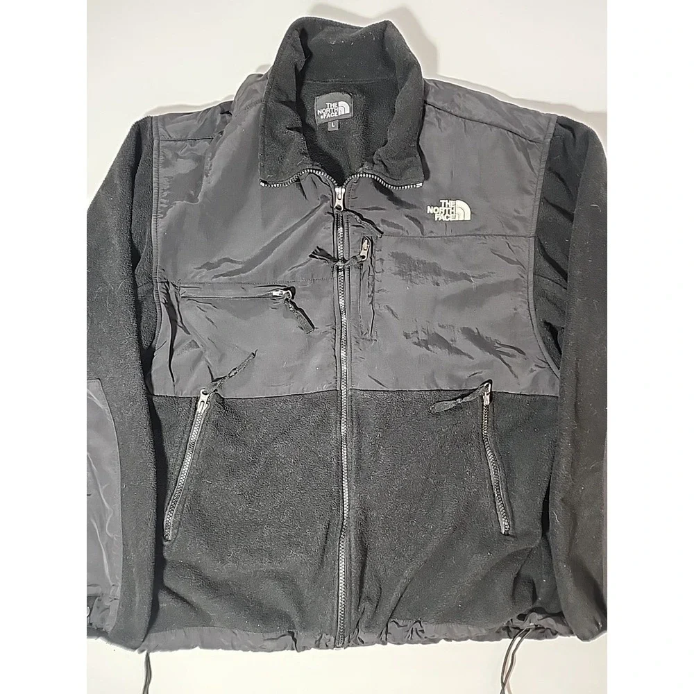 VTG The North Face Mens L Black Retro Denali Fleece Jacket‎ Full Zip Outdoors